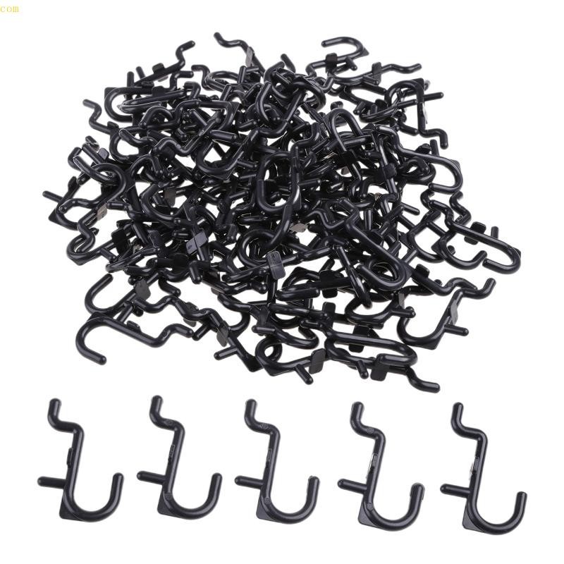 Com* ตะขอแขวนเครื่องมือ Pegboard Utility 50 ชิ้น 100 ชิ้น