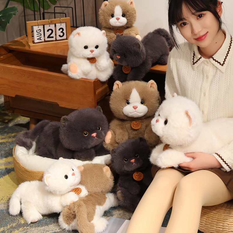 มีสินค้า Kawaii หมอนตุ๊กตานุ่ม รูปการ์ตูนแมวน่ารัก ของขวัญวันเกิด สําหรับตกแต่งบ้าน ออฟฟิศ