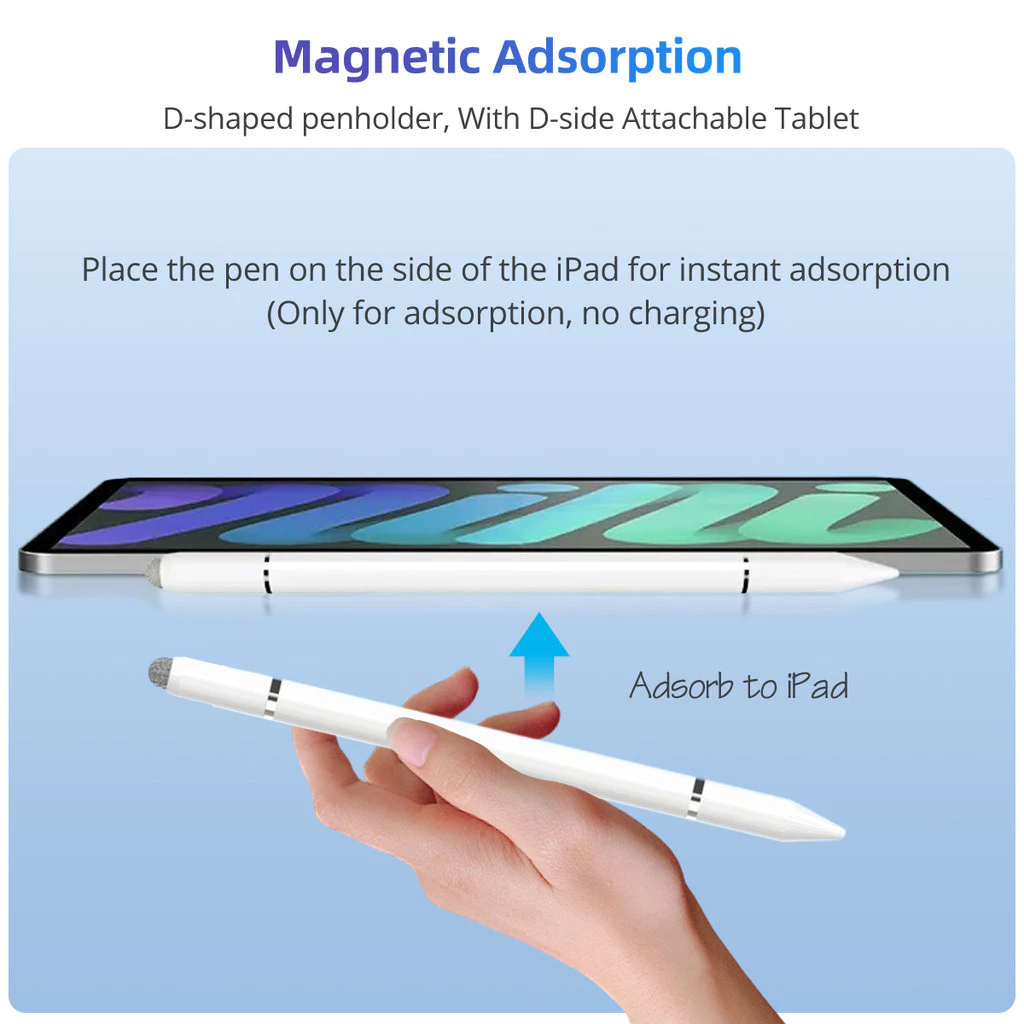 Fonken 3 in 1 ปากกาสไตลัส แม่เหล็ก สําหรับ Android Pad แท็บเล็ต สมาร์ทโฟน thumbnail 6