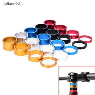 Joliann0 4 ชิ้นชุดหูฟัง Spacer จักรยานเสือหมอบชุดหูฟังเครื่องซักผ้าด้านหน้า Stem ส้อม Spacer th