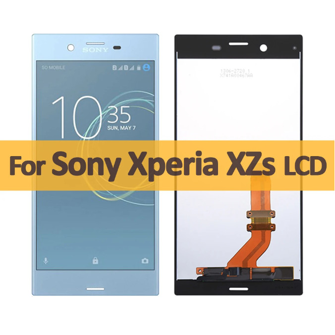 พร ้ อมกรอบสําหรับ Sony Xperia XZS G8232 G8231 จอแสดงผล LCD พร ้ อมหน ้ าจอสัมผัสแผงกระจกประกอบ