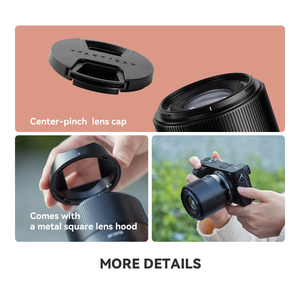 Ttartisan 56mm F1.8 AF รูรับแสงขนาดใหญ่ โฟกัสอัตโนมัติ APS-C สําหรับ Fuji X XF XT10 XT4 XS10 XH5 Sony E A6600 alpha6400 A7C A7MIV A7R3 A7S