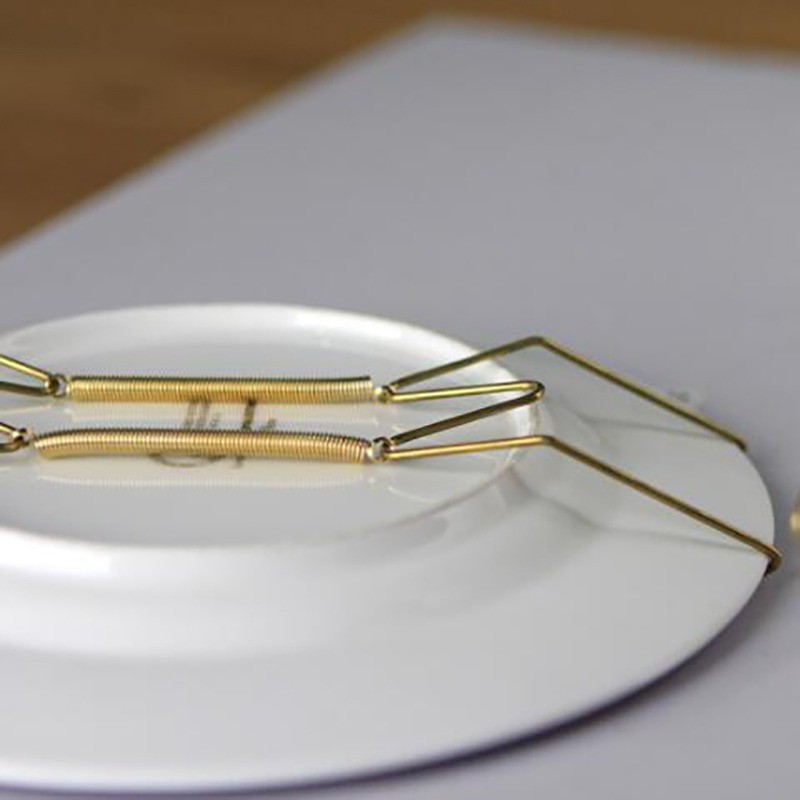 (gq999.th)ตะขอจานตกแต่งเซรามิกขนาด 6 นิ้ว 10 ชิ้น