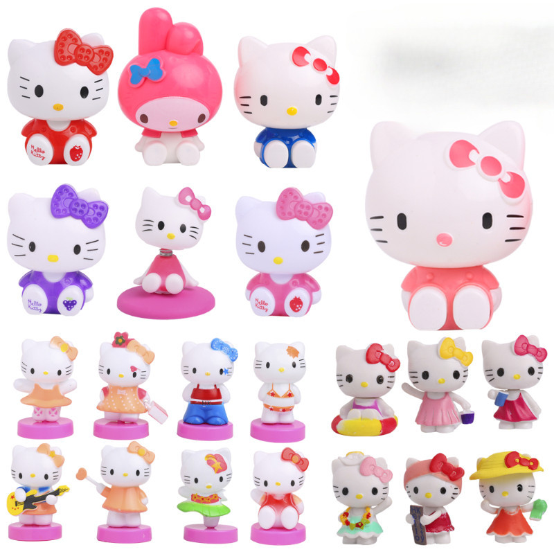 การ์ตูน KT Cat HelloKitty แมวเค้กวันเกิดตกแต่งปาร์ตี้เบเกอรี่ Plugin