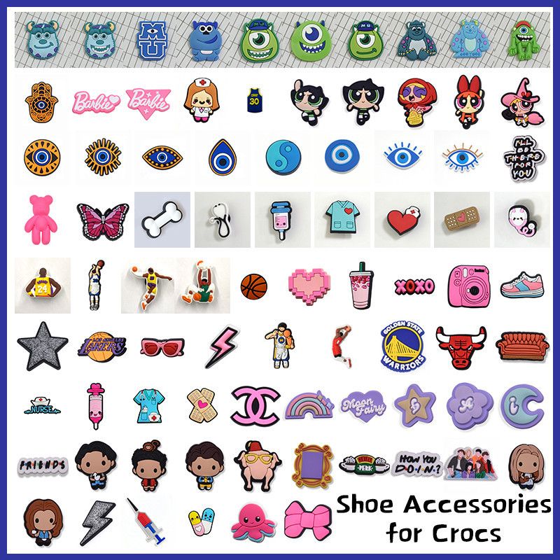 ยอดนิยม Series Jibbit ปุ ่ ม Pins ผลิตภัณฑ ์ ยอดนิยมรองเท ้ าตกแต ่ ง Charms DIY อุปกรณ ์ เสริมรองเท ้ าสําหรับ Croc