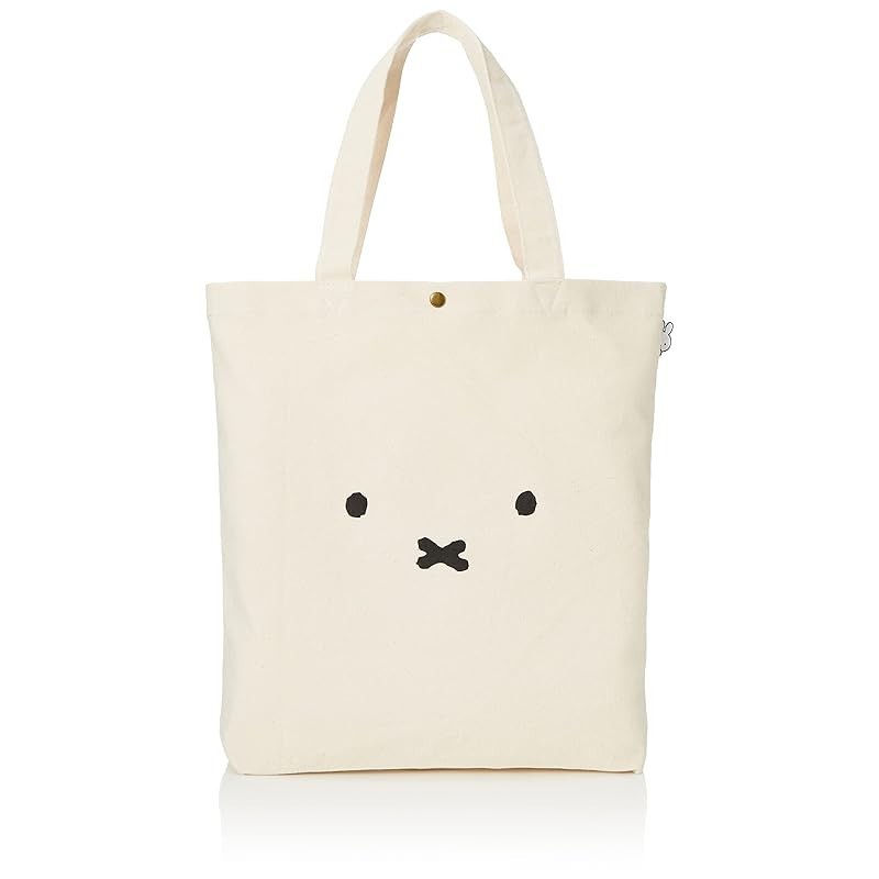 [Miffy] Hapitas Tote Bag With Back Pocket B99 Natural Face Hap6009 [จัดส่งญี่ปุ่น]
