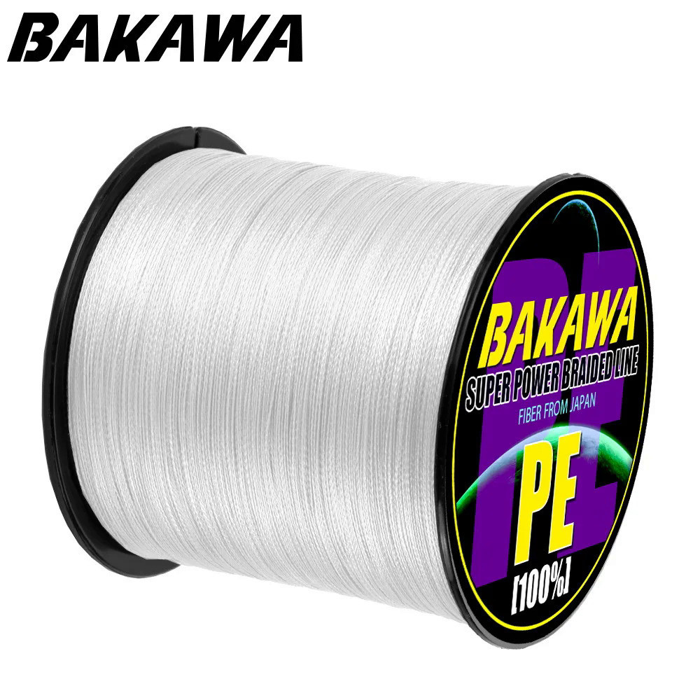 Bakawa ยี ่ ห ้ อ 4 Strands 300M Braided Fishing Line Multicolor Multifilament PE Braid Line น ้ ําเค ็ ม/Freshwater Fishing Braided Line Fishing Lure Line