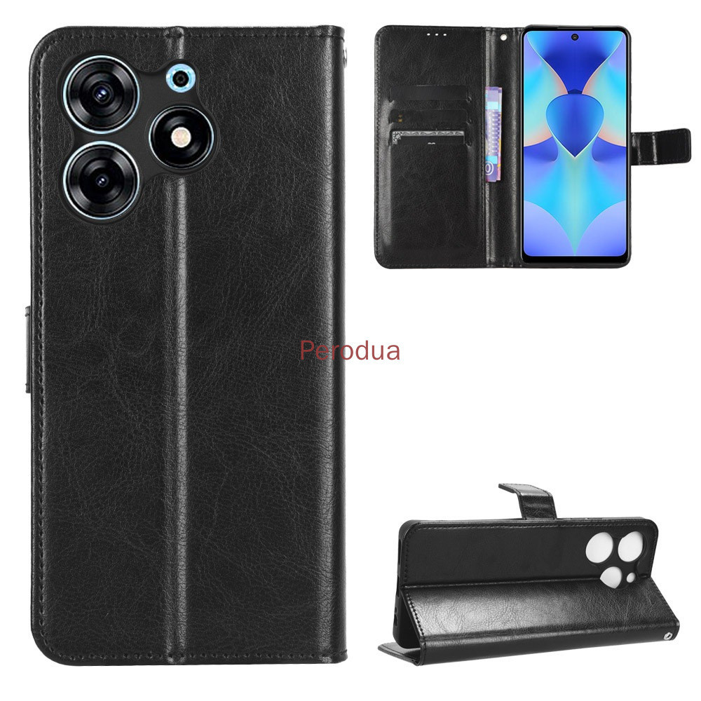 สําหรับ Tecno Spark 20C BG7n BG7 กรณี PU หนัง Stand Holder Tecno Spark 20 KJ5 Flip Casing แม่เหล็กพับหนัง