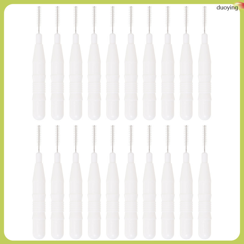 Spooly Eyebrow Color Brush Micro with Cap Interdental Small Tooth Mini Brushes Makeup duoying