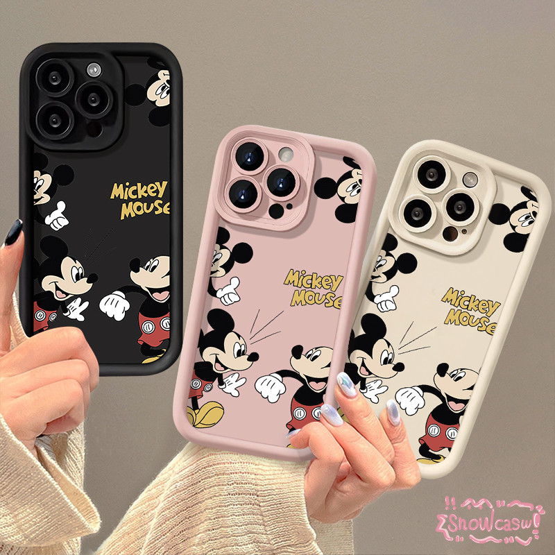 ยอดนิยมน่ารักมิกกี้เมาส์นุ่มแขน Samsung A13 A32 A02s A15 A03 A12 A05 A05s A14 A24 A23 A54 A03s A25 A21s A52 A50 A34 A53