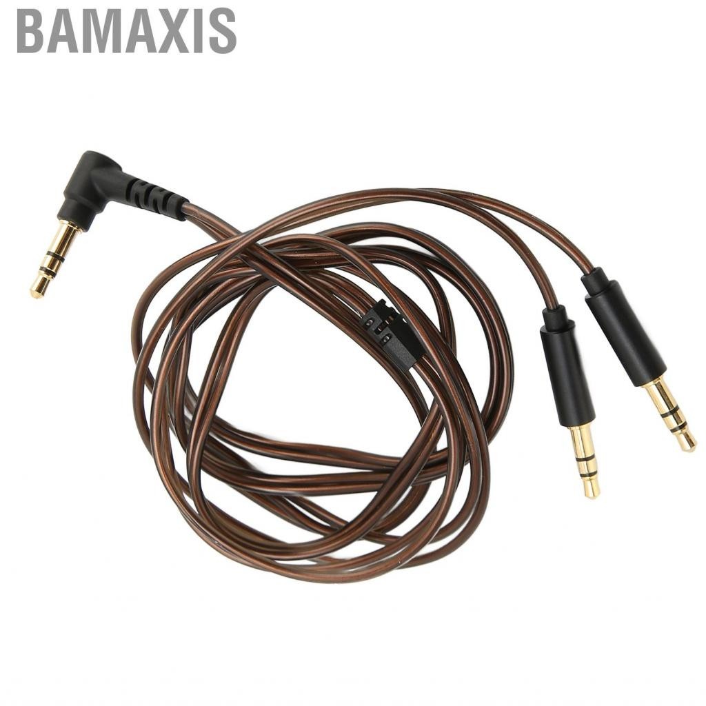 Bamaxis 3.5 มม.ถึงสายชายคู่สายอัพเกรดหูฟัง OFC Core Lossless