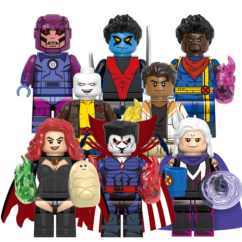 Xman Sunspot Magneto Morph Nightcrawler Madelyne Sentinel Mr. Sinister Series Heroes ภาพยนตร์ Mini Building Blocks รูปของเล่นเด็กของขวัญ