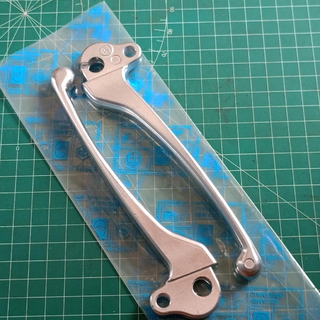 ที่จับโครเมียมนําเข้าคู่สําหรับ vespa pxe excel พิเศษ spartan strada T5