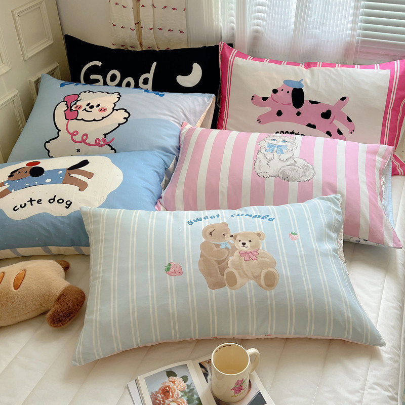 Secret Garden การ์ตูน Edition ปลอกหมอนคุณภาพสูงผ้าฝ้าย 100% 1000TSuper Soft หมอนหนาแน่นทอผ้าซองจดหมายผ้าฝ้ายแท้หมอน