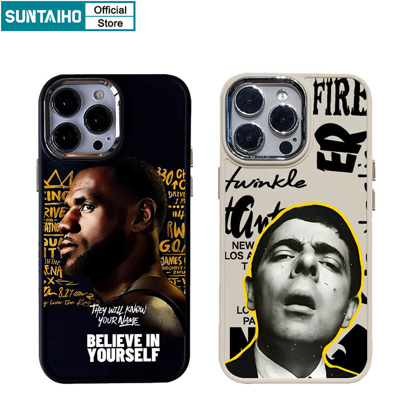 Suntaiho ตลกน่ารักหล่อ Man รูปแบบเคสโทรศัพท์สําหรับ Iphone 15 14 12 13 11 Pro Max IP 7 8 Plus Iphon X Xs XR Xs Max ซิลิโคนนุ่มพรีเมี่ยมกันกระแทกปกหลัง