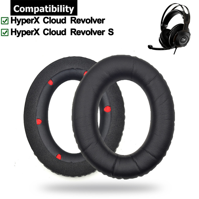 1 คู ่ หู Pad สําหรับ HyperX Cloud Revolver / Revolver S หูฟัง Earpads เบาะฟองน ้ ําชุดหูฟัง Earmuffs
