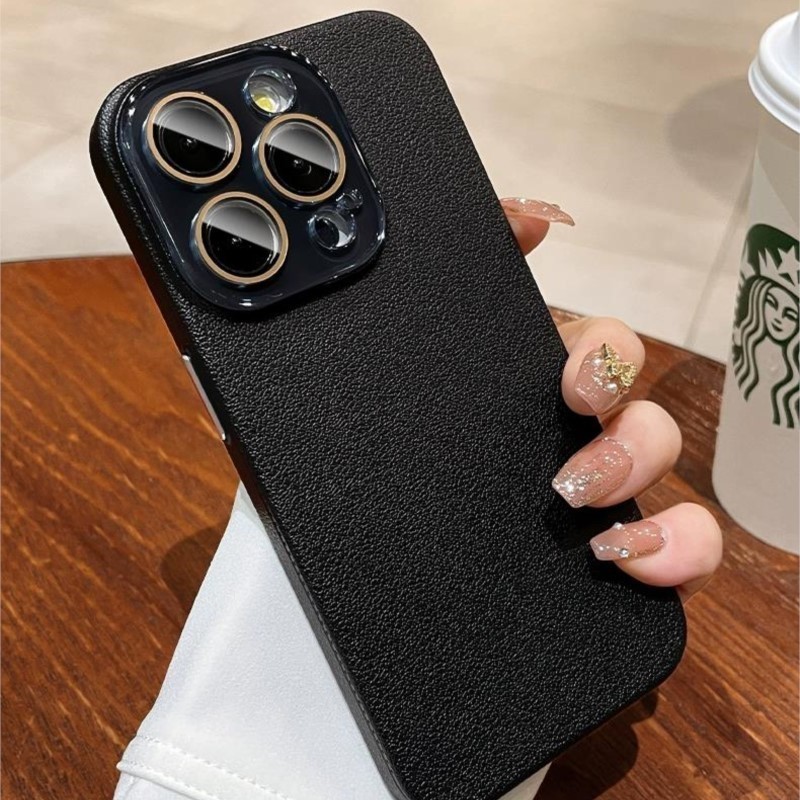 หนังหรูหราเนื ้ อซิลิโคนสําหรับiPhone 15 Pro Max 14 13 12 Pro Maxกล ้ องแก ้ วคริสตัลเลนส ์ ป ้ องกันกันกระแทก