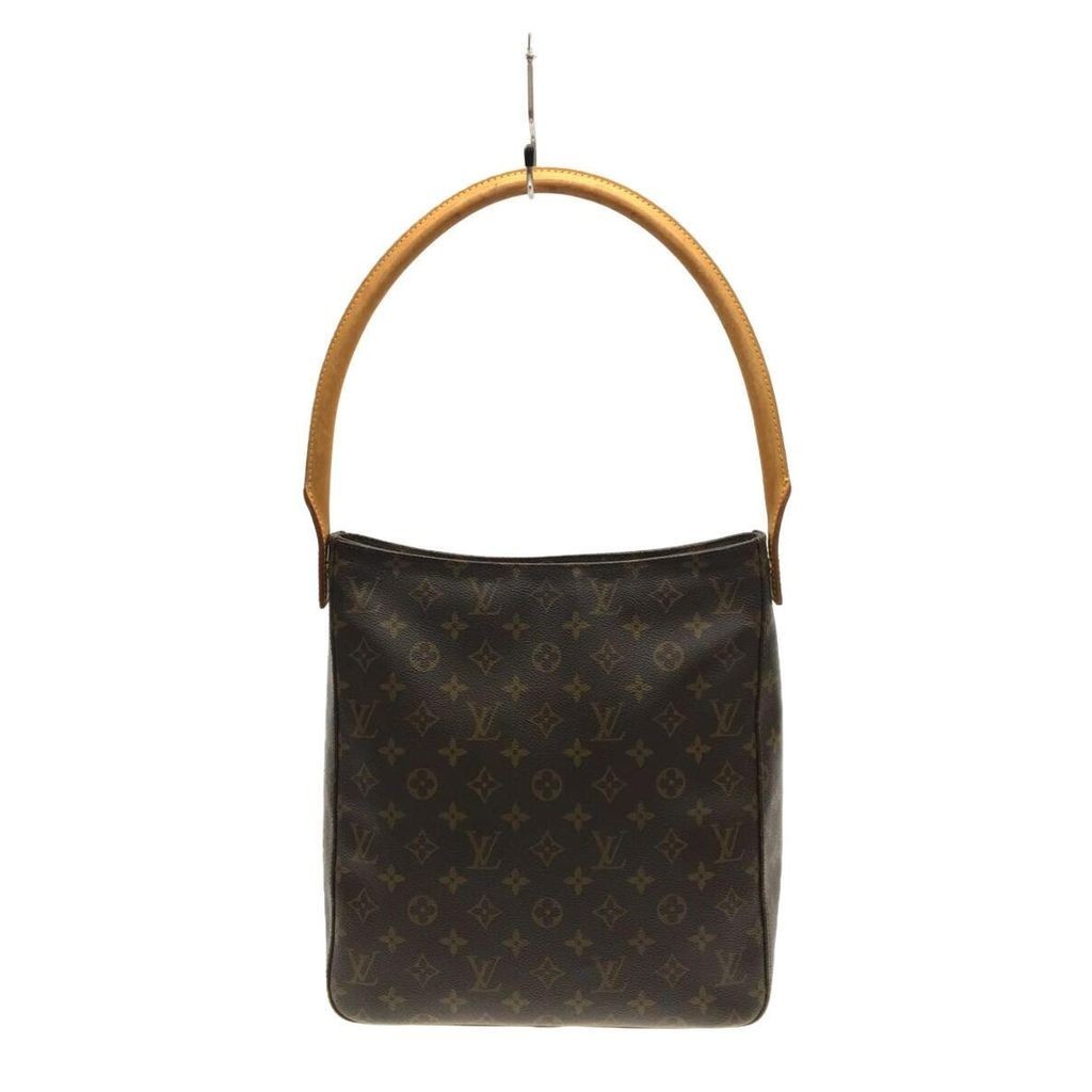 LOUIS VUITTON Handbag Shoulder Bag Tote Monogram Looping M51145 Brown PVC Direct from Japan Secondhand