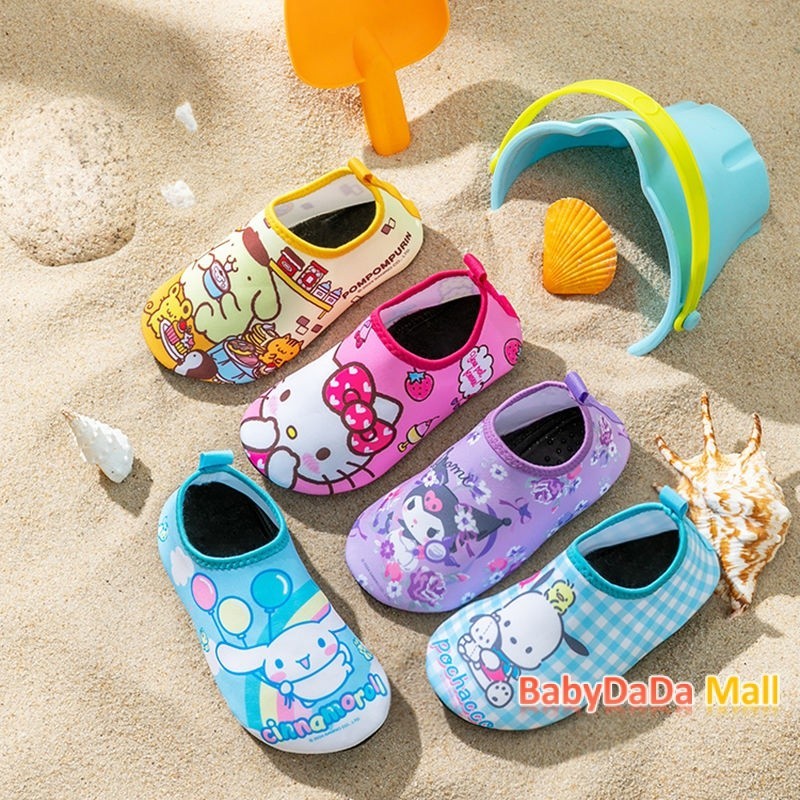 หญิงว่ายน้ํารองเท้าบาง Anti-Slip Cold-Proof Soft-Soled รองเท้าชายหาดเด็ก