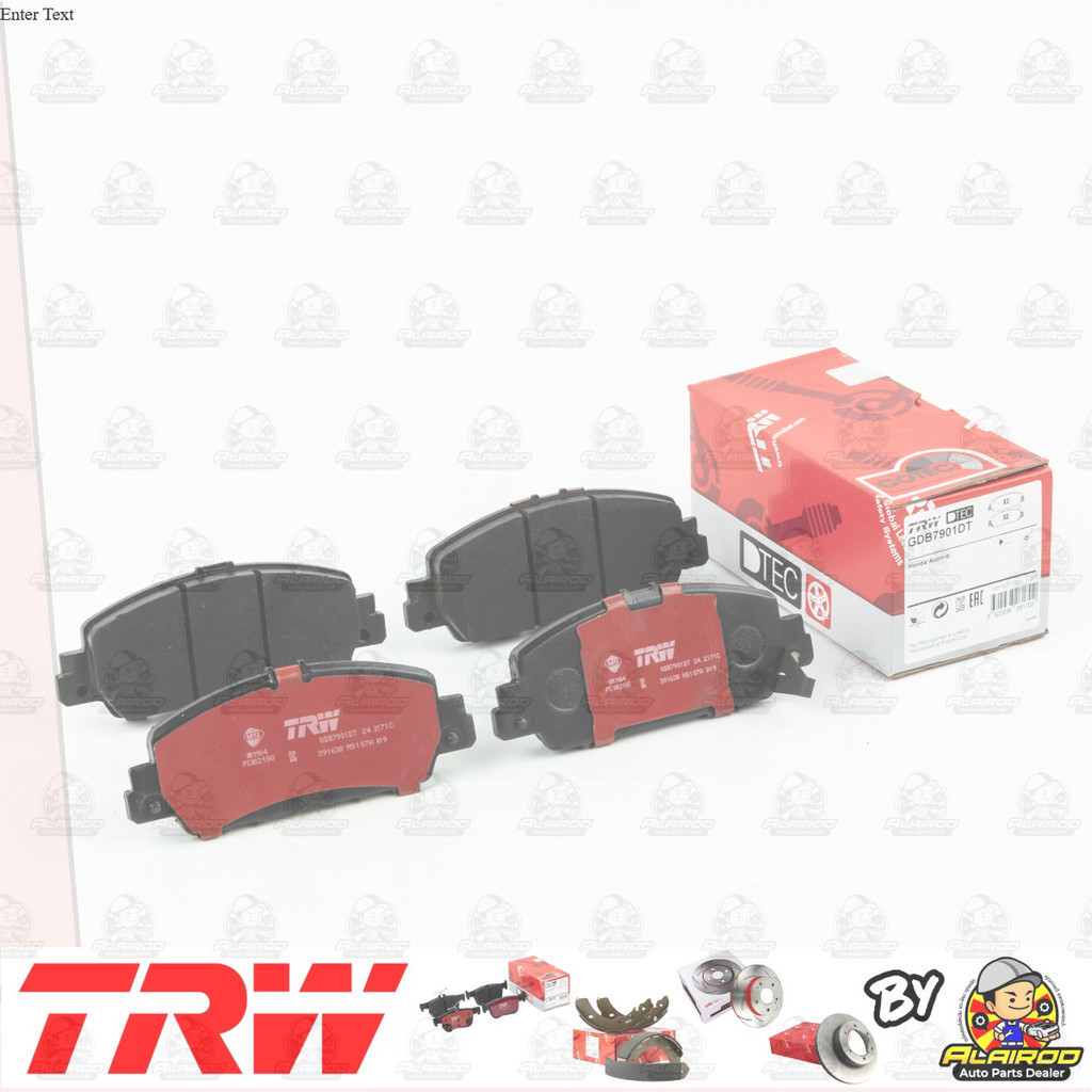 TRW ตัว TOP DTEC ผ้าเบรคหน้า Honda Accord Gen9 ปี 2012-2017 (2.0,2.4,Hybrid) GDB 7901 DT