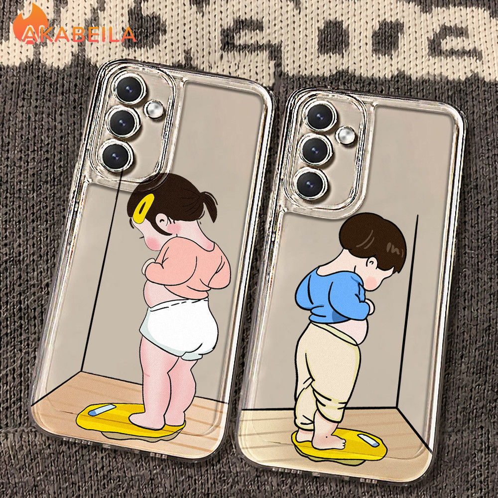 TPUการ์ตูนใสเคสนิ่ม Vivo Y17s Y20 Y22 Y36 Y02 Y21 Y30 Y11 Y15 Y16 Y30 Y50 Y51 Y91 Y91C Y93 Y95 Y19 Y17 Y12 Y55 Y75 V27