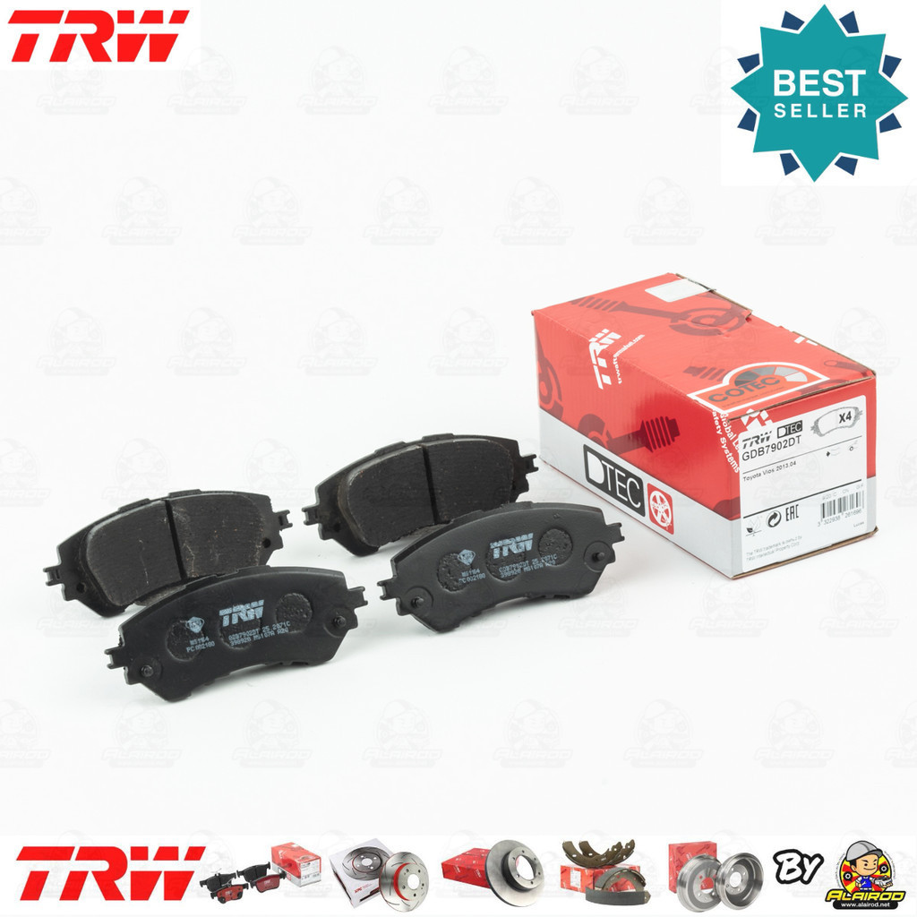TRW ตัว TOP DTEC ผ้าเบรคหน้า TOYOTA YARIS 1.2 Ativ 4D, 5D (NSP152) ปี 2017-ปัจจุบัน   GDB 7902 DT