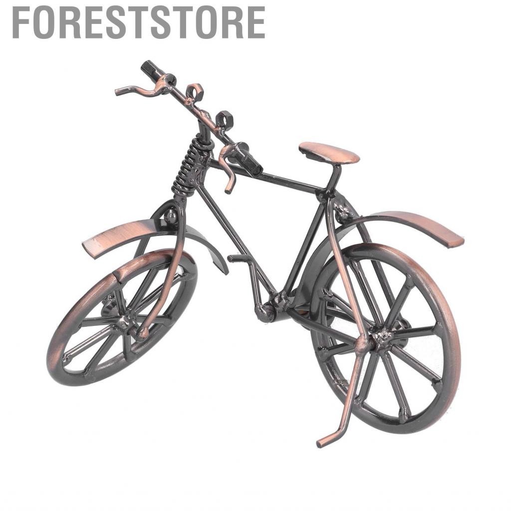 Foreststore Hand Welding  Decor Retro Bike for Home Iron Crafts Enthusiasts Models