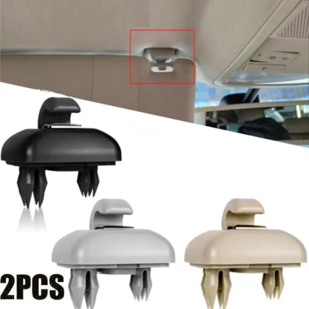 2pcs รถ Sun Visor Retainer Hook Fastener คลิปผู้ถือสําหรับ A4L Q5 A5 Q3 12-17 A6L Sun Visor ยึดคลิป 