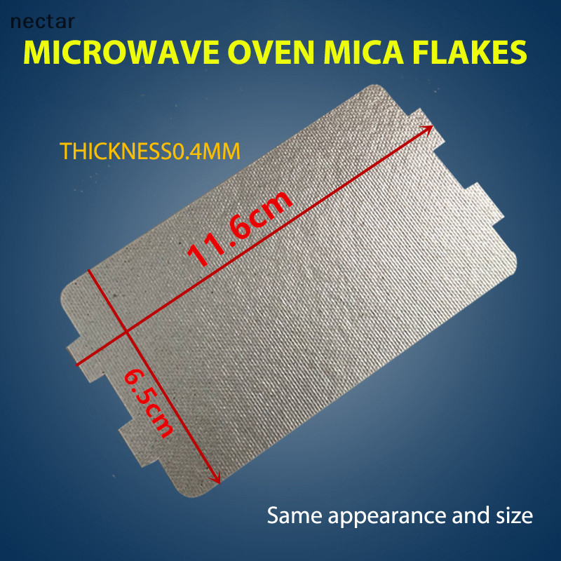 Tar 5PCS เตาอบไมโครเวฟ Mica แผ่น 116*64 MM เปลี่ยนสําหรับ Midea N05 20 N