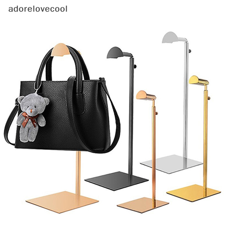 Adth ปรับขัดทอง / เงินแขวนกระเป ๋ าถือชั ้ นวางขาตั ้ งกระเป ๋ าถือผู ้ ถือ Rack Organizer ขาตั ้ ง Martijn