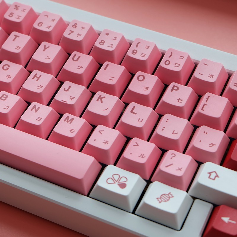 แป้นพิมพ์ภาษาไทยThai keycap  คีย์บอร์ด 125 คีย์ Pbt Sweet baby IcebergKeycaps Cherry Profile Dye Sub