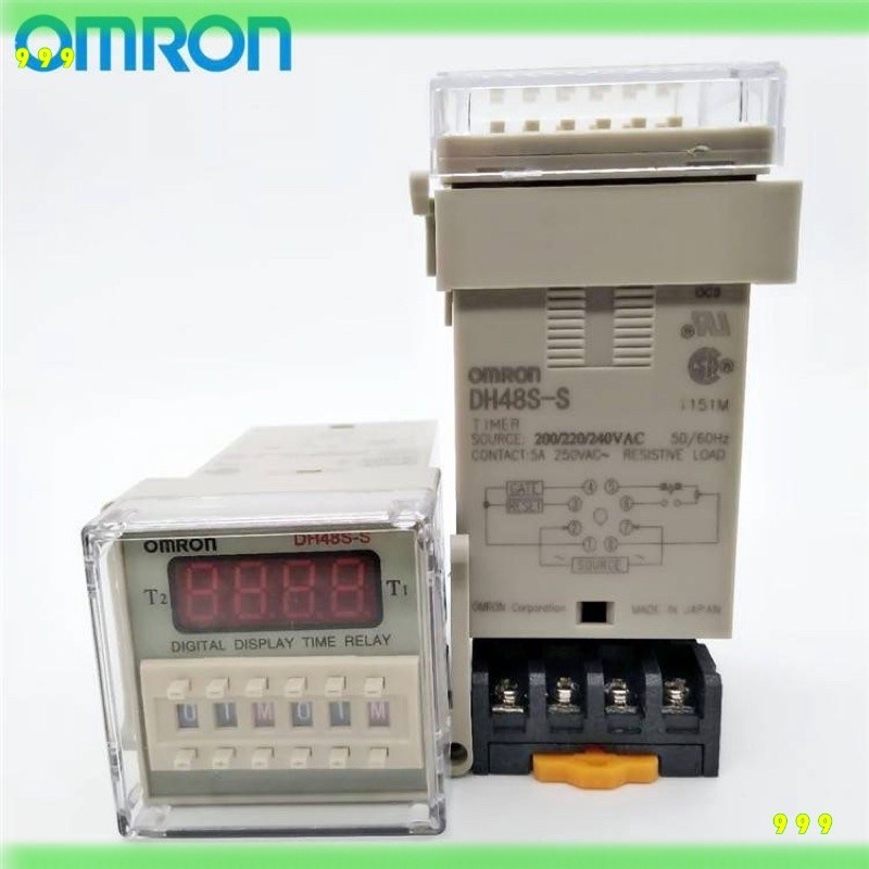 DH48S-S DH48S-1Z DH48S-2ZOMRON DH48S-S รีเลย์รอบเวลาดิจิตอล สอบถามได้ค่ะ