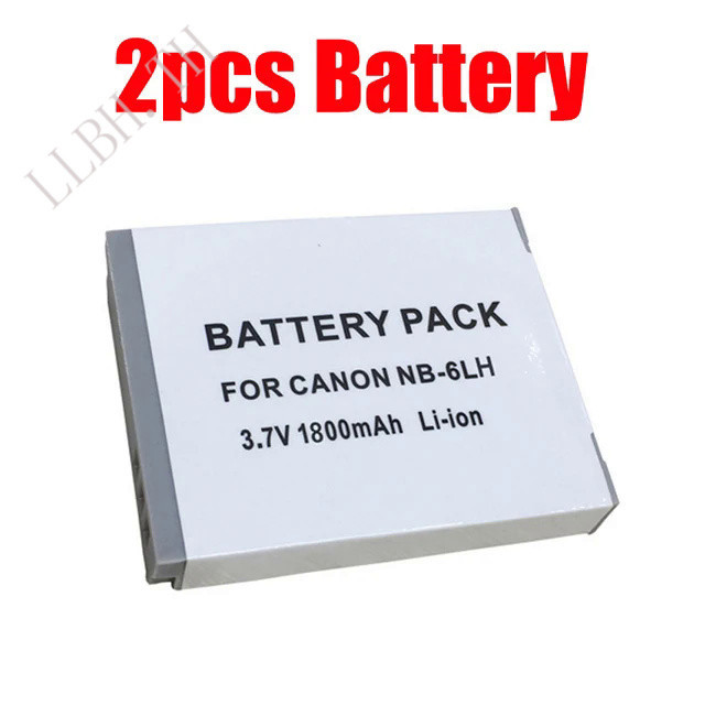 1800mAh Batteries Camera Battery NB 6L NB6LH NB-6L For Canon Power-shot IXUS 310 SX240 SX275 SX280 S