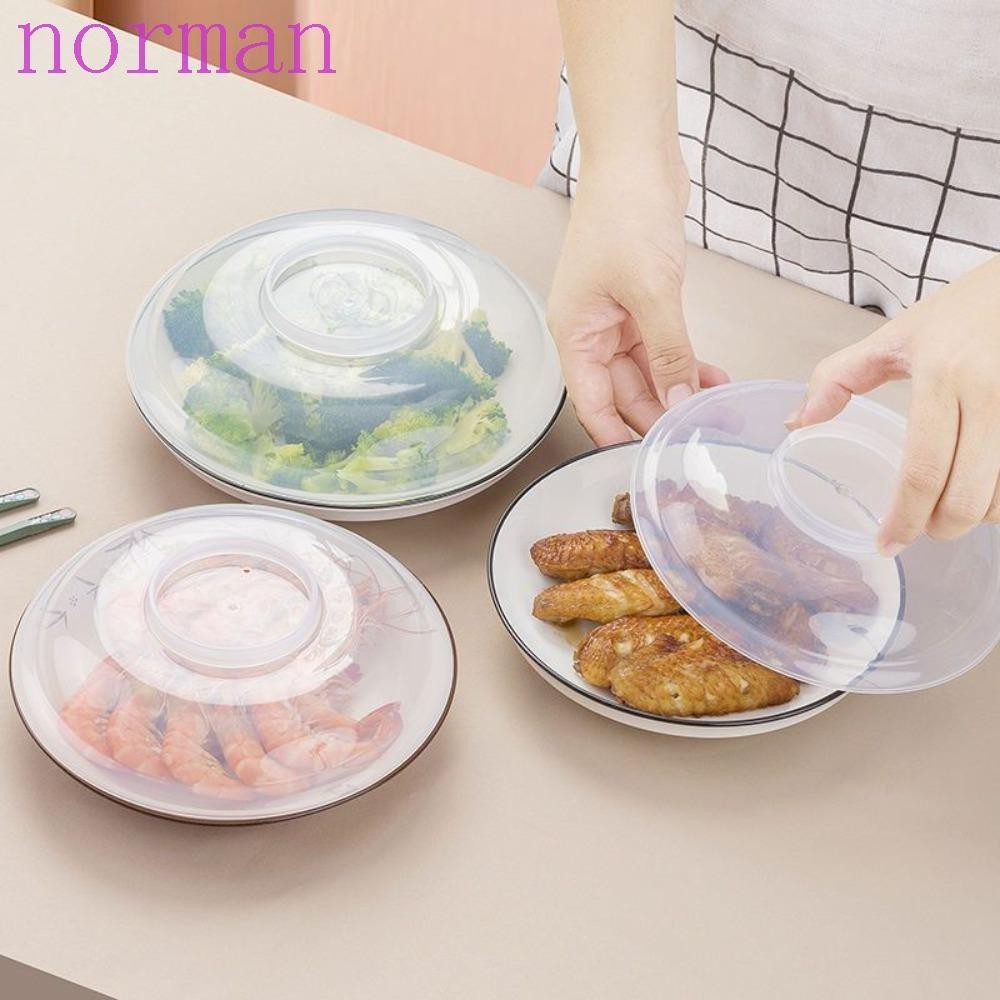 Norman Splatter Guard Cover,สดป ้ องกันฝุ ่ นไมโครเวฟอาหาร Cover, ฝาปิดกระทะรอบทนอุณหภูมิสูง Anti-Splash ชามฝาครอบเตาอบ