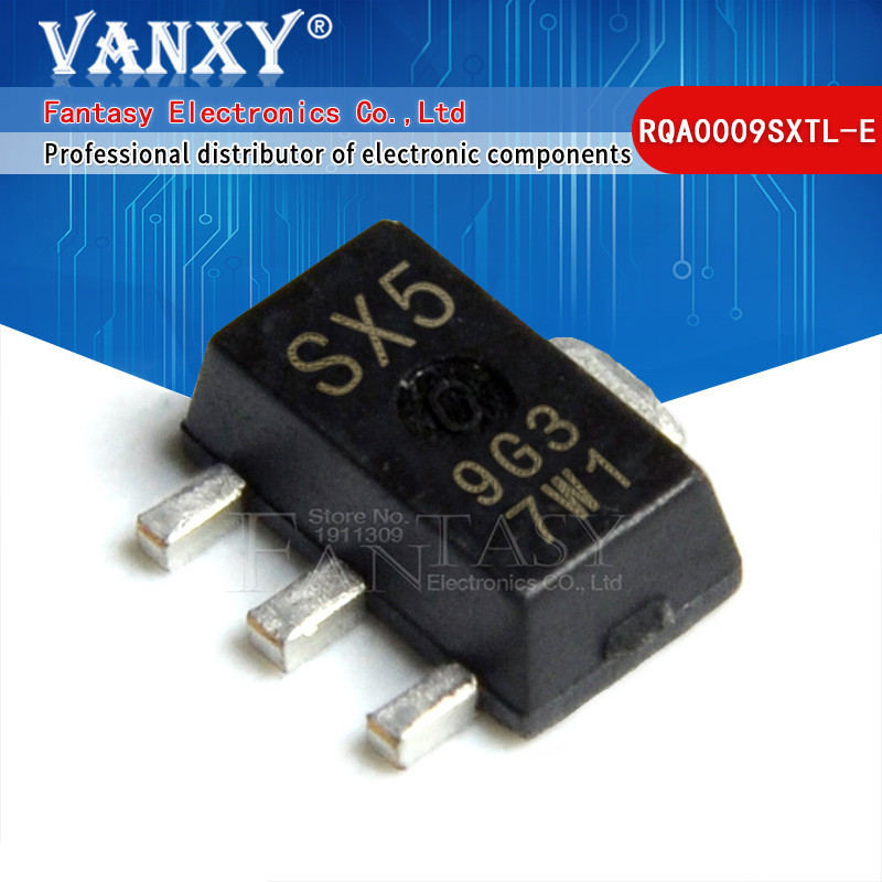 5pcs RQA0009SXTL SOT-89 RQA0009SXTL-E SOT89 RQA0009 เครื่องหมาย :SX5 ส่วนประกอบอิเล็กทรอนิกส์