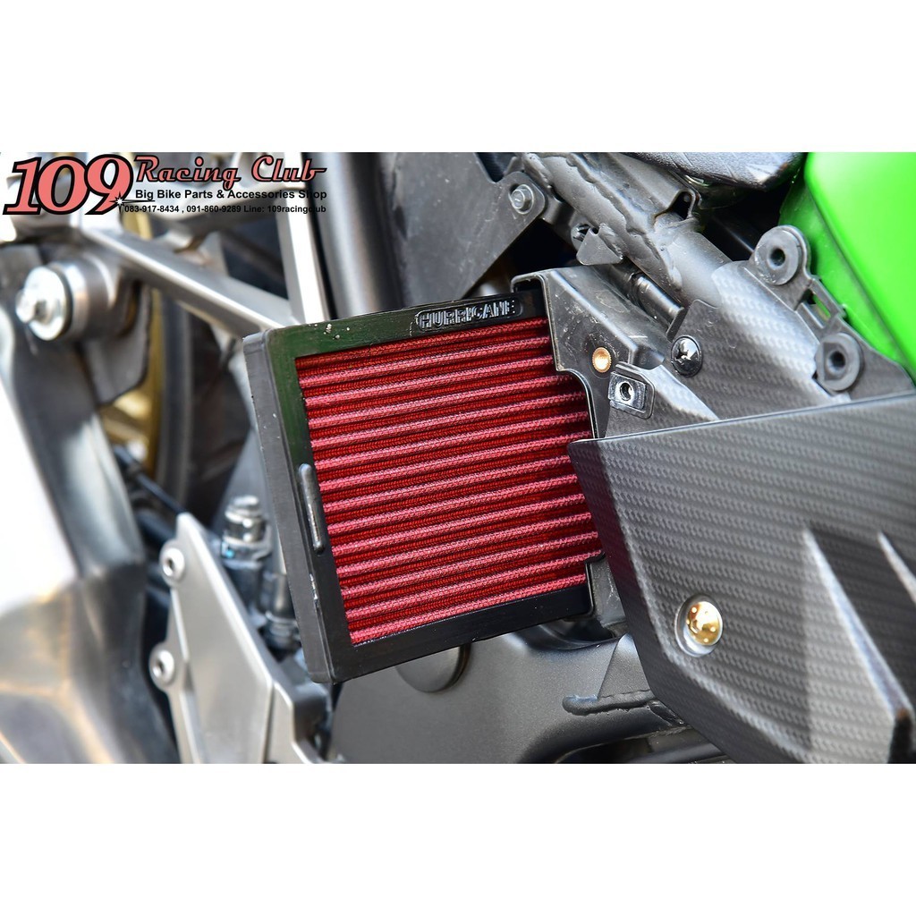 กรองอากาศ Hurricane สำหรับ Ninja250 Ninja300 Z250 Z300