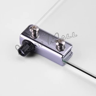 Yuki บานพับประตูกระจก ฮาร์ดแวร์เฟอร์นิเจอร์ บานพับกระจกประตูเดียว Cabinets Glass Door Hinges