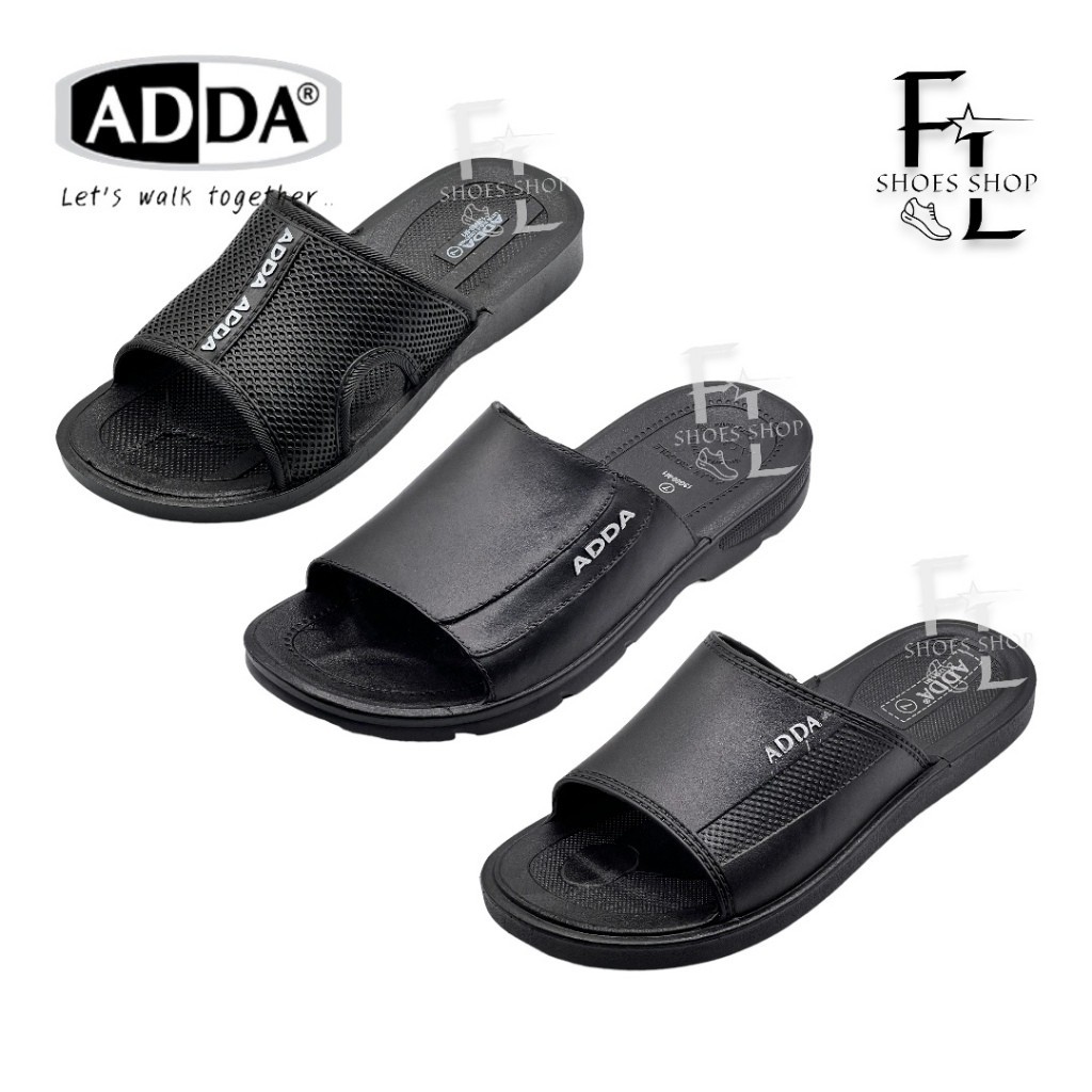 ADDA รองเท้าแตะแบบสวม รองเท้าแตะลำลอง รองเท้ายาง รุ่น 13G00,13W00,12Y01 (เบอร์ 7-10)