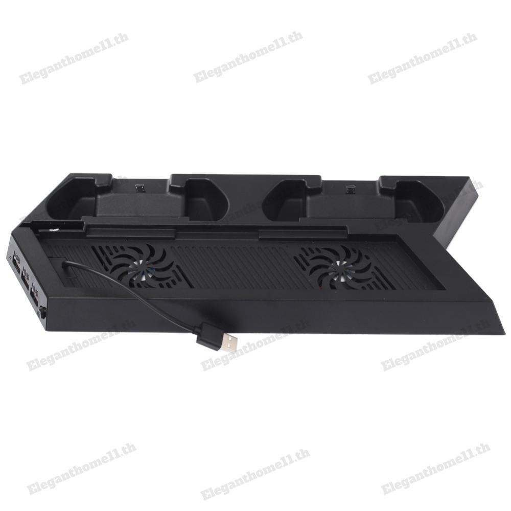 Ps4 Cooling Station ขาตั ้ งแนวตั ้ งพร ้ อมแท ่ นชาร ์ จคอนโทรลเลอร ์ 2 ตัว PlayStat