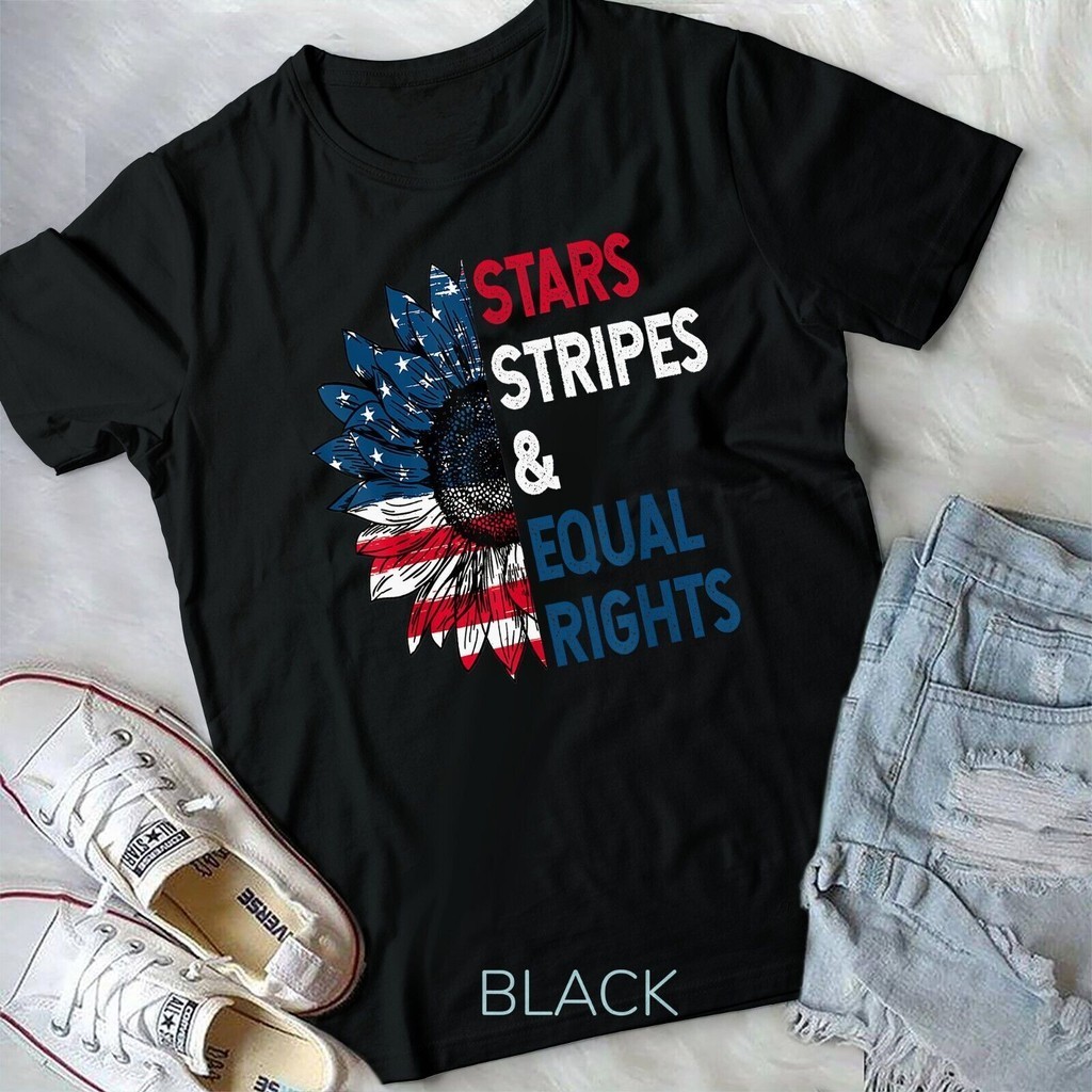 Stars Stripes And Equal Rights 4Th Of July Mens Rights เสื้อยืด Unisex