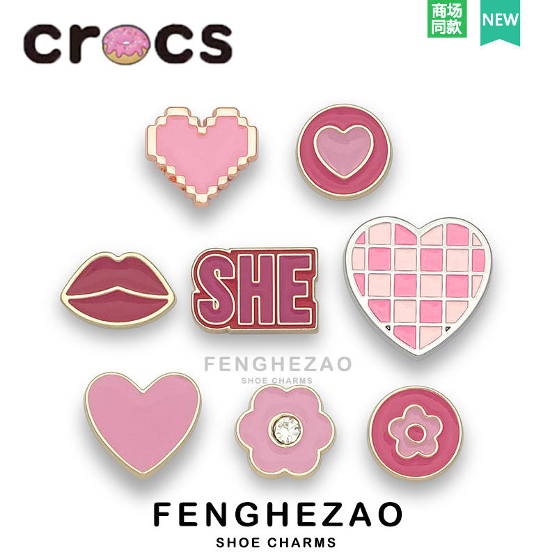 Kitty Pink Series crocs Jibbitz Charms / รองเท ้ าแตะคุณภาพสูง / ชุด Jibbitz/crocs Jibbitz/Birthdaypresent