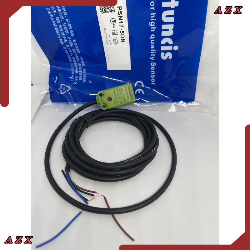 PSN17-5DN NPN NO ระยะจับ5MM ไฟ 12-24VDC 3สาย Proximity Sensor Autonics รุ่น PSN17-5DN Inductive Proximity