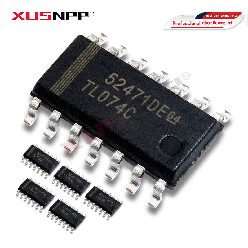 10PCS TL074CDT SOP14 TL074 SOP TL074C SOP-14 SMD 071C TL074CDR ใหม่และ IC ส่วนประกอบอิเล็กทรอนิกส์