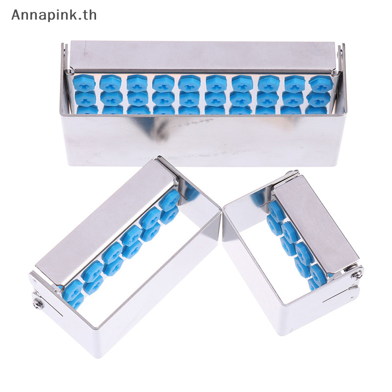 Annapink.th Bur Holder Autoclave Sterilizer Case Endo File Disinfection Box Organizer EN