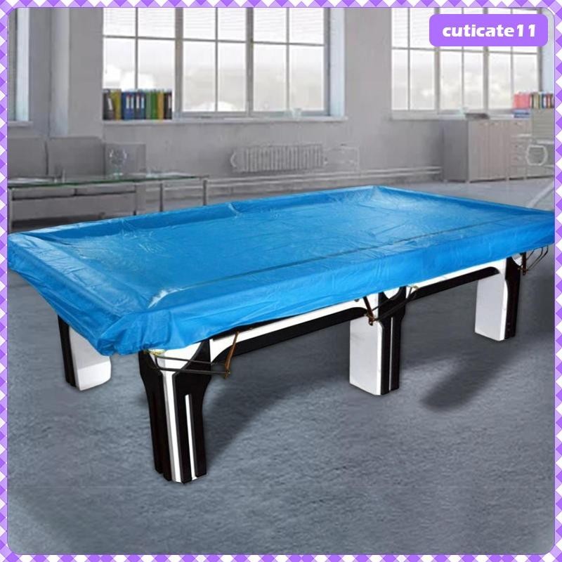 [Cuticate1] 7/8/9/10/12ft Pool Table Cover PVC กันน้ํากันฝุ่น Drawstring Billiard