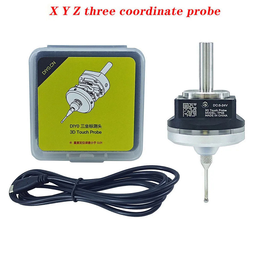 latest upgrade V6 anti-roll 3D Touch Probe edge finder to find the center desktop CNC probe compatib