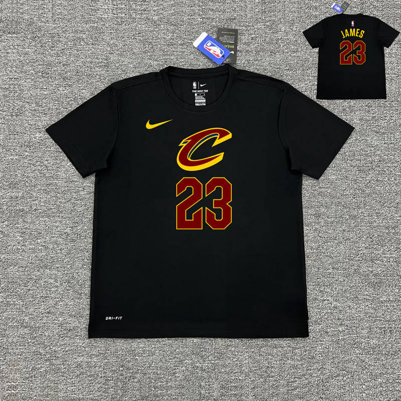 Cleveland Cavaliers Jersey สไตล์อเมริกัน Quick-Drying เสื้อยืดแขนสั้น LeBrown James Cali Irving Kevin Le Foddle Cross JR Smith ชุดฝึกซ้อมบาสเกตบอลผู้ชายผู้หญิงกีฬาหลวม Top
