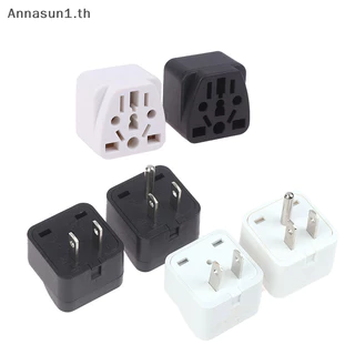 Annasun ใหม่ Universal USA Travel Charger ญี่ปุ่นอะแดปเตอร์แปลงเยอรมันรัสเซีย AU UK Kr EU To US AC Power Socket America Plug TH