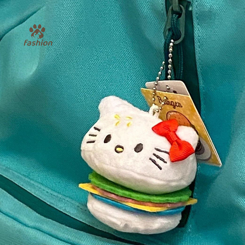 [แฟชั่น] พวงกุญแจตุ๊กตา น่ารัก กระเป๋าเป้สะพายหลังเครื่องประดับน่ารักตุ๊กตาเด็กสาวตุ๊กตาแมวแหวนกุญแจ {ไทย}