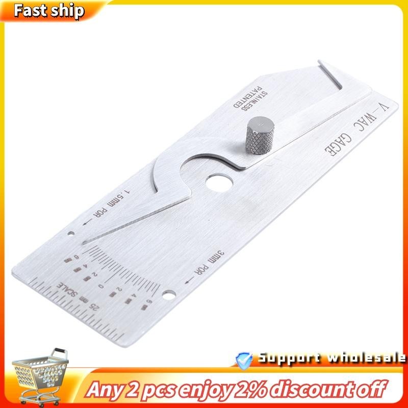 ในสต็อก-v-wac Biting Edge Welder Gauge Welder Welding Inspect Metric Single Weld Gage